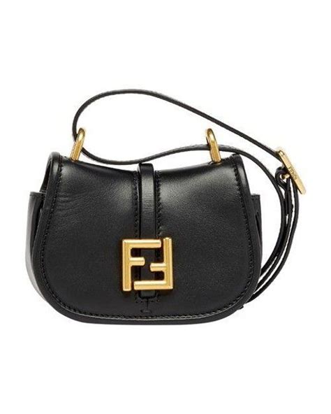 fendi cmon|C’mon Mini Leather Black .